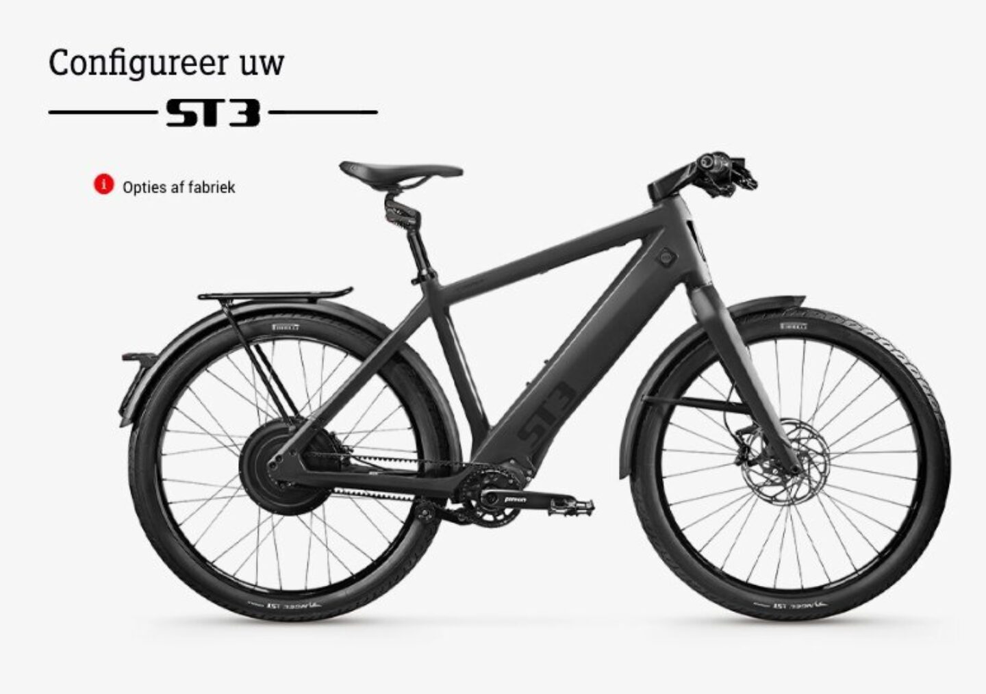 Stromer ST3 Pinion Sport 983Wh 2024, Black