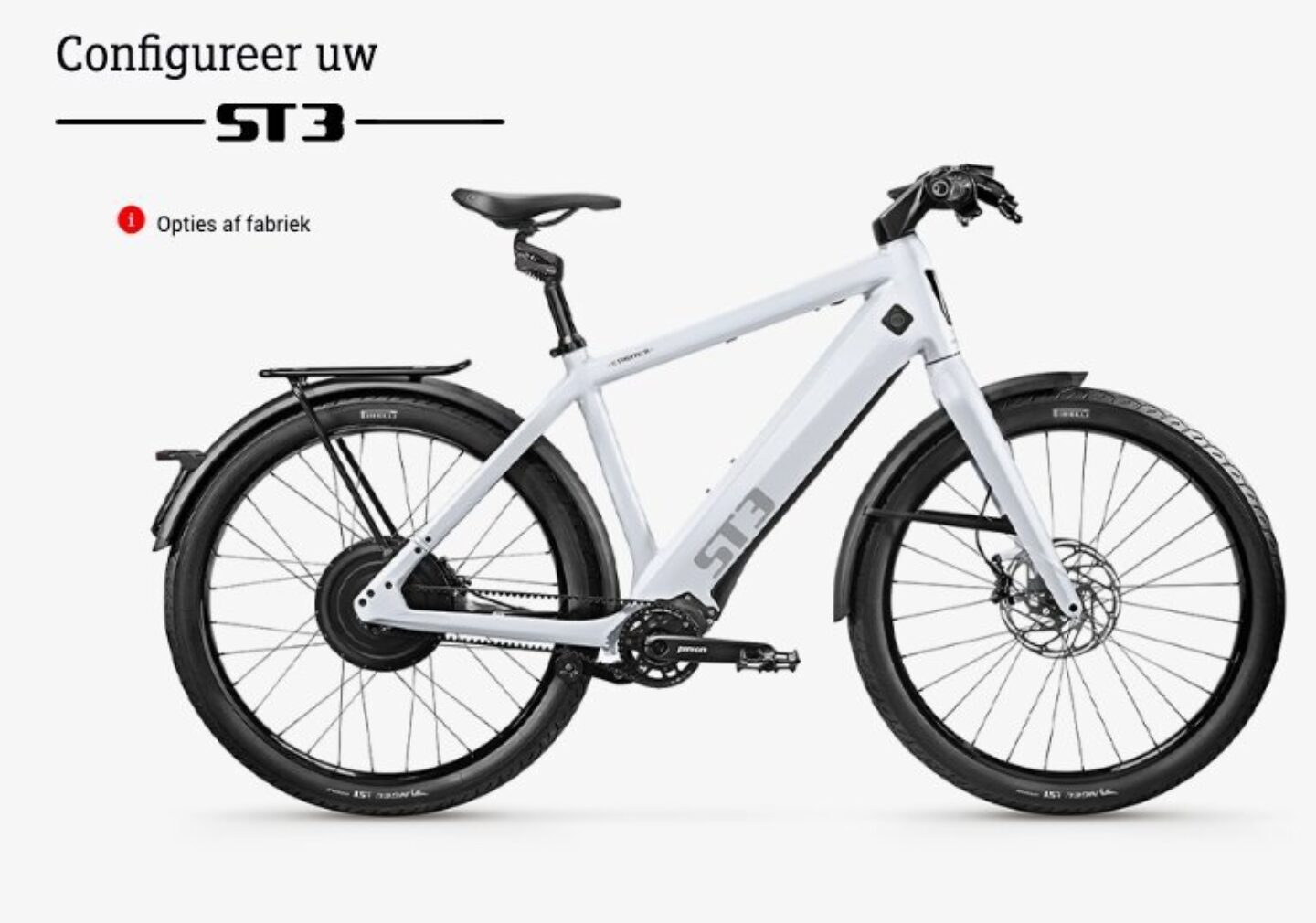 Stromer ST3 Pinion Sport 983Wh 2024, White