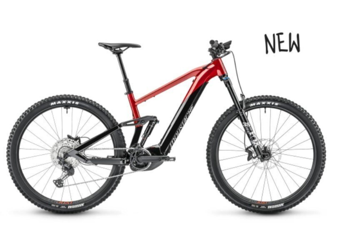 Moustache Trail 7 750Wh (DEMO LEASE) 2023, Rood/zwart