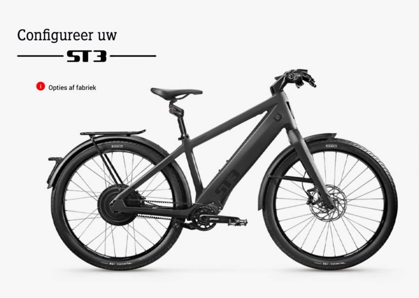 Stromer ST3 Pinion Sport 983Wh 2024, Black