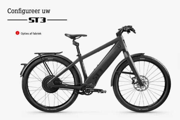 Stromer ST3 Pinion Sport 983Wh 2024, Black